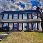 Newly installed windows and exterior siding on a home in Indian Creek Estates.
